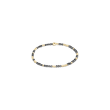 Hope Unwritten Silver Faceted Hematite 2mm Bracelet