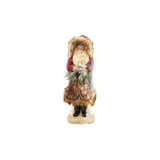 Belsnickel Santa with Plaid Wool Coat