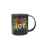 Wide Handle Mug, Joy Plaid