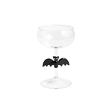 Halloween Coupe Glass, Bat