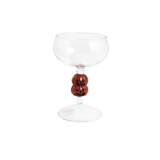 Halloween Coupe Glass, Jack-O-Lantern