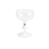 Halloween Coupe Glass, Ghost