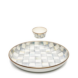 Sterling Check Chip & Dip Set