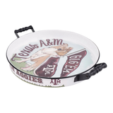 Texas A&M Mascot Enamel Tray