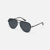 High Key Sunglasses, Black Frames/Smoke Lens