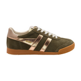Elan Glitz Sneakers, Khaki/Rose Gold/Cameo
