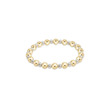 Enewton Extends - Pearl Grateful Pattern 4mm Bead Bracelet - 6mm Gold