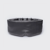 Charcoal Satin Pillow Eye Mask