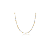 15" Choker Hope Unwritten Necklace, Mixed Metal