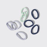 Garden Bouquet Seamless Hair Elastics 8pc Set