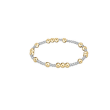 Hope Unwritten 5mm Bead Bracelet, Mixed Metal