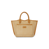 Bruna Medium Straw Tote