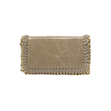 Fold Over Crossbody Bag, Beige