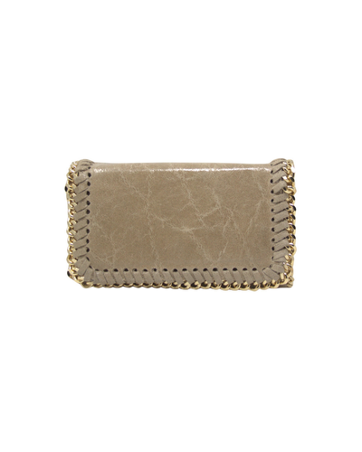 Fold Over Crossbody Bag, Beige