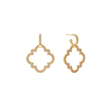 Odette Statement Hoop & Charm Earring