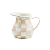 Mocha Check Creamer