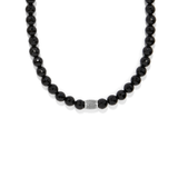 Meridian Solis Bead Necklace, Black