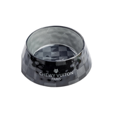 Black Checker Chewy Vuiton Bowl