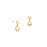 Classic 8mm Ball Drop Stud - Gold