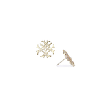 Logo Stud Earrings Gold