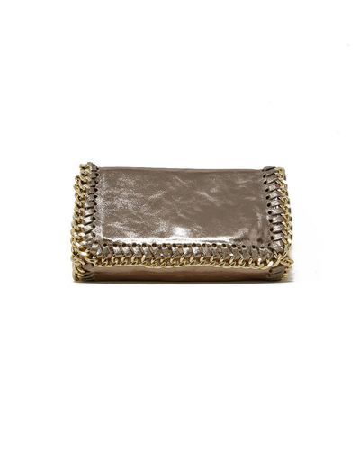 Fold Over Crossbody Bag, Bronce