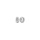 Reflection Mini Hoop Earrings in Silver