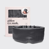 Charcoal Satin Pillow Eye Mask