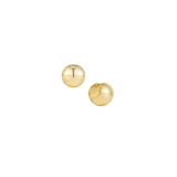 Eclipse Ball Huggie Earrings in Gold