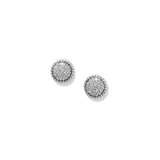 Illumina Celeste Dome Post Earrings, Silver