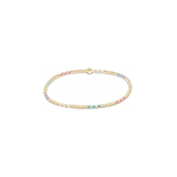 Hope Joy Pattern 2mm Bead Bracelet, Hot Mess SS25