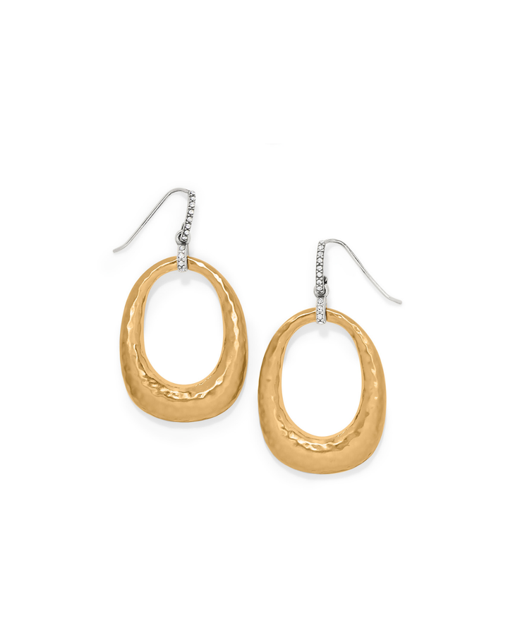 Meridian Geo Open Hoop French Wire Earrings
