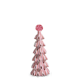 Pink and White Ribbon Candy Trees
