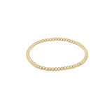 Classic Gold 3mm Bead Bracelet