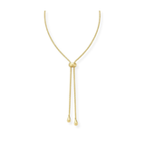 Drift Lariat Necklace in Gold
