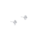 Signature Cross Small Sterling Stud