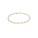 Pearl Sincerity 4mm Gem Bracelet - Pink Opal