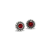 Twinkle Mini Post Earrings, Ruby