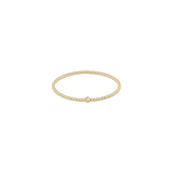 Classic Gold 3mm Bead Bangle