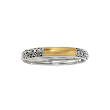 Catania Gold Hinged Bangle