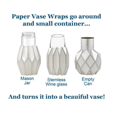 Blue Chinoiserie Vase Wraps