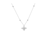 Carry On Cross Drop Necklace in Silver