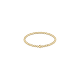 Classic Gold 4mm Bead Bangle