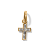 Golden Ray Cross Charm