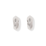 Embry Silver Hoop Earrings