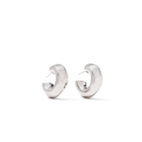 Embry Silver Hoop Earrings