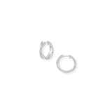 Legacy Mini Hoop Earrings, Silver