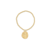 Classic Gold 4mm Bracelet - Inspire Gold Disc