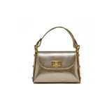 Bamboo Clasp Crossbody Bag, Gold