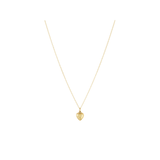 16" Necklace Gold - Love Plush Small Gold Charm