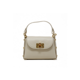 Bamboo Clasp Crossbody Bag, Ivory